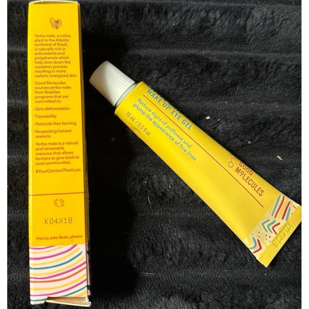 NEW‎ Good Molecules Yerba Mate Wake Up Eye Gel, Reduces Puffiness & Fine Lines